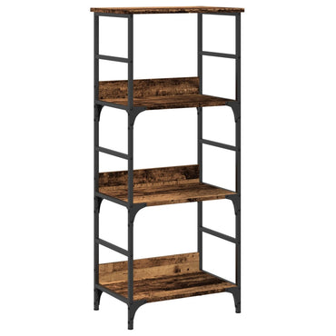 vidaXL Bibliothèque aspect bois de récupération 50x33x117,5 cm en bois d'ingénierie