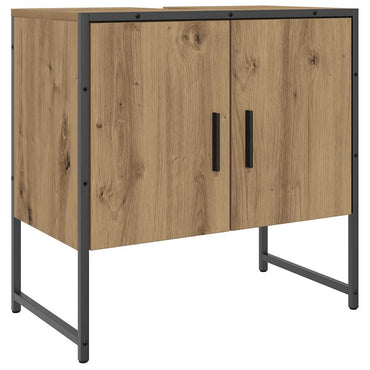 vidaXL Waschbeckenunterschrank Artisan-Eiche 60x33x60 cm