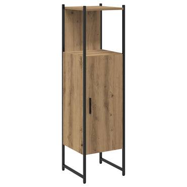 vidaXL Meuble de salle de bain chêne artisanal 33x33x120,5 cm bois d'ingénierie