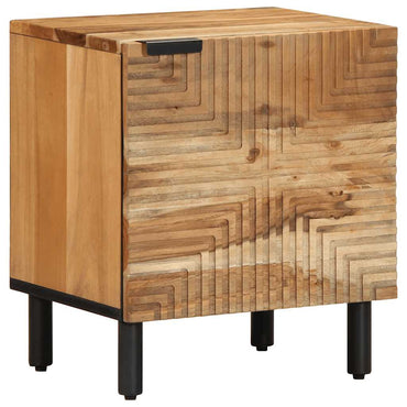 vidaXL Nachttische 2 Stk. 40x33x46 cm Massivholz Akazie