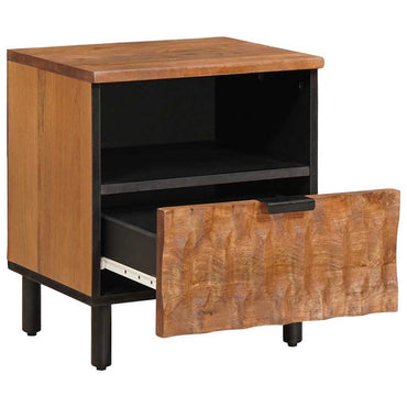 vidaXL Nachttisch Braun 40 x 33 x 46 cm Massivholz Mango