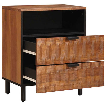 vidaXL Nachttisch Braun 50 x 33 x 62 cm Massivholz Mango