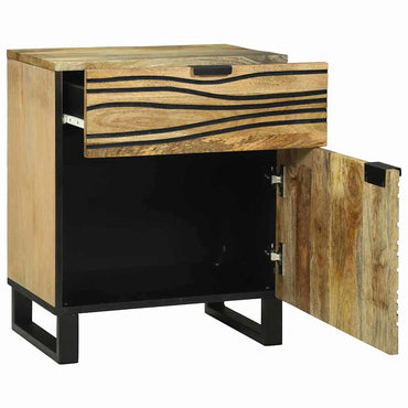 vidaXL Nachttisch Braun 50 x 33 x 60 cm Massivholz Akazie