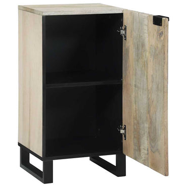 vidaXL Sideboard Weiß 40 x 33 x 75 cm massives Mangoholz