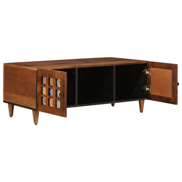vidaXL Couchtisch Braun 100 x 54 x 40 cm Massivholz Mango