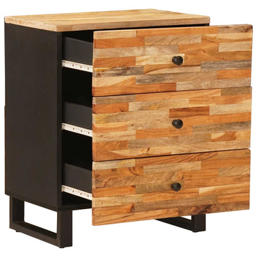 vidaXL Bettkasten Braun 50 x 33 x 62 cm Massivholz Mango