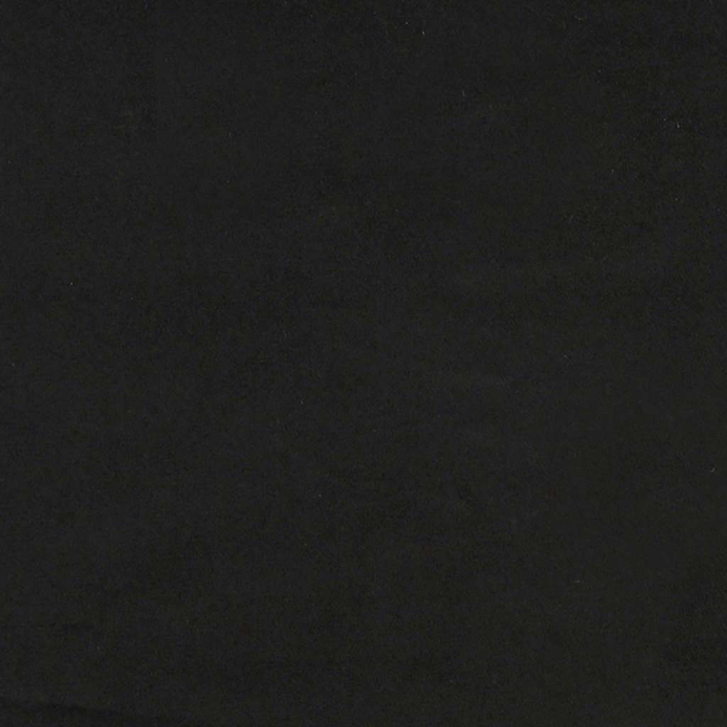 vidaXL Ottoman-Bett mit Matratze Schwarz 90x190 cm Samt