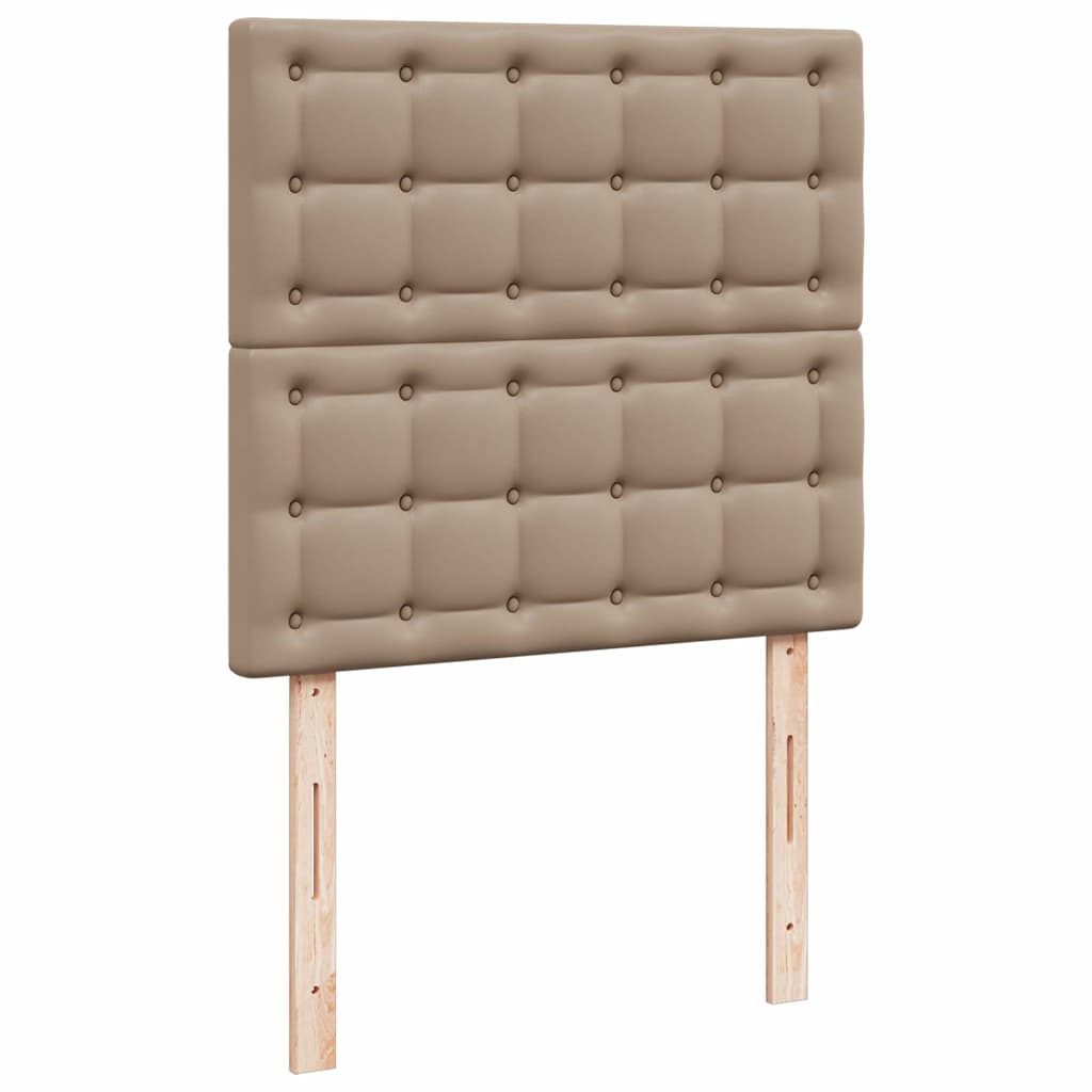 vidaXL Lit coffre avec matelas cappuccino 180x200cm similicuir