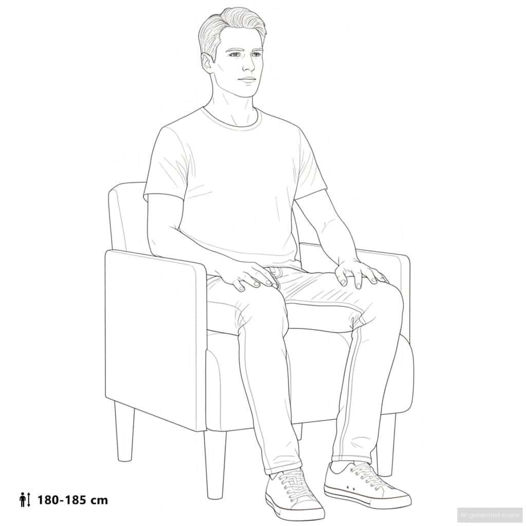 Sessel mit Armlehnen Creme 55 cm Samt