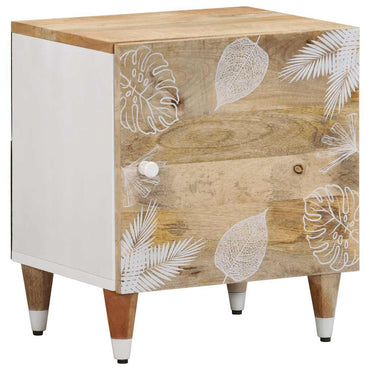 vidaXL Nachttische 2 Stk. 40x33,5x46 cm Massivholz Mango