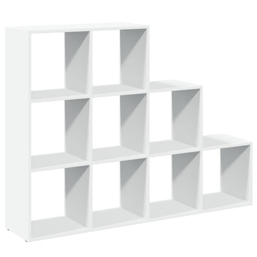 vidaXL Bibliothèque/Séparateur de Pièce 3 Niveaux Blanc 137,5x29x103,5 cm