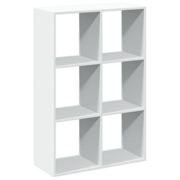 vidaXL Étagère de séparation de pièce Blanc 69,5x29x103,5 cm Bois d'ingénierie