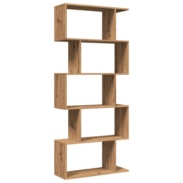 vidaXL Étagère de séparation de pièce à 5 niveaux chêne artisan 70x24x161 cm