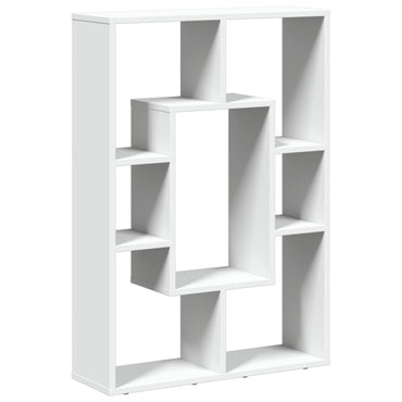vidaXL Bücherregal Weiß 63 x 20 x 90 cm Holzwerkstoff