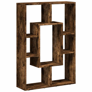 vidaXL Bibliothèque chêne fumé 63x20x90 cm Bois d'ingénierie