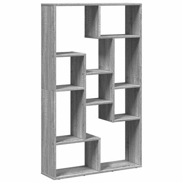 vidaXL Bücherregal Grau Sonoma 72x20x120,5 cm Holzwerkstoff