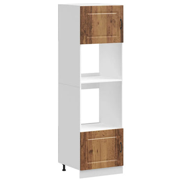 vidaXL Armoires à linge 2 pcs Aspect bois de récupération Kalmar Bois d'ingénierie
