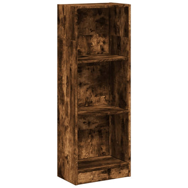 vidaXL Bücherregal Räuchereiche 40x24x109 cm Holzwerkstoff
