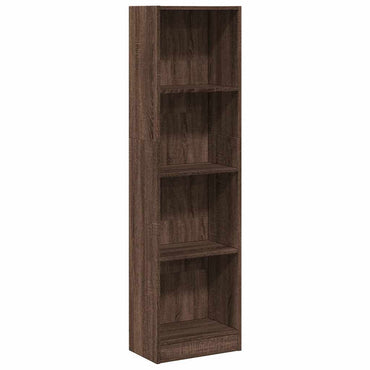 vidaXL Étagère à livres aspect chêne marron 40x24x143 cm en bois d'ingénierie