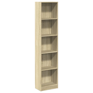 vidaXL Bibliothèque chêne sonoma 40x24x176 cm Aggloméré