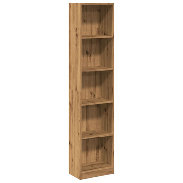 vidaXL Bibliothèque chêne artisan 40 x 24 x 176 cm bois d'ingénierie