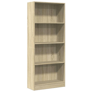 vidaXL Bücherregal Sonoma-Eiche 60x24x143 cm Holzwerkstoff