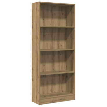 vidaXL Bücherregal Artisan-Eiche 60x24x143 cm Holzwerkstoff