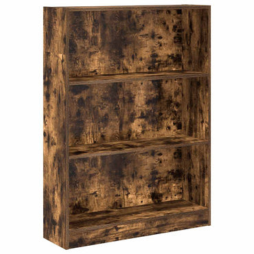 vidaXL Bücherregal Räuchereiche 80x24x109 cm Holzwerkstoff