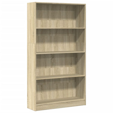 vidaXL Bibliothèque Chêne Sonoma 80x24x143 cm Bois d'ingénierie