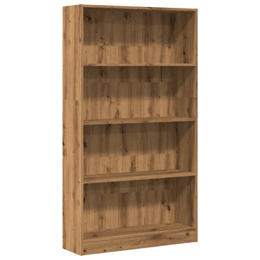 vidaXL Bücherregal Artisan-Eiche 80x24x143 cm Holzwerkstoff