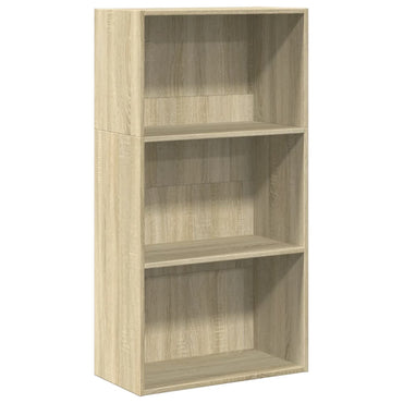 vidaXL Bücherregal Sonoma-Eiche 60x30x114 cm Holzwerkstoff