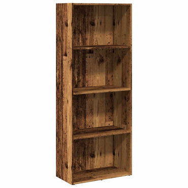 vidaXL Bücherregal Altholz-Optik 60x30x152 cm Holzwerkstoff