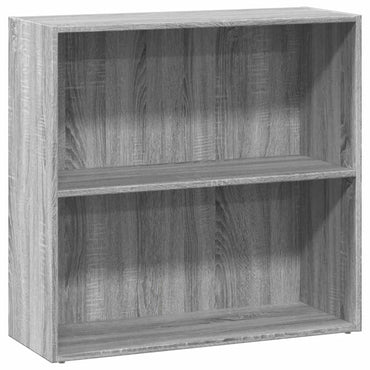 vidaXL Bücherregal Grau Sonoma 80x30x77 cm Holzwerkstoff