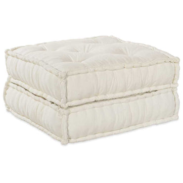 vidaXL Canapé modulaire 2 pcs Crème 140 x 70 x 36 cm Tissu