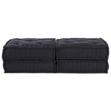 vidaXL Canapé modulaire 2 pcs Anthracite 140 x 70 x 36 cm Tissu