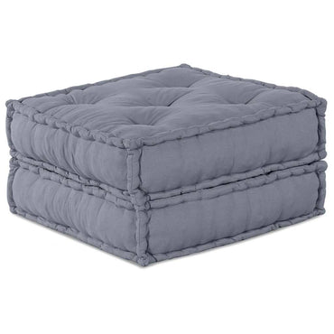 vidaXL Canapé modulable 2 pcs Gris 140 x 70 x 36 cm Tissu