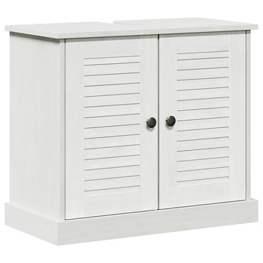 vidaXL Waschbeckenunterschrank VIGO Weiß und Antikweiß 68 x 34 x 59 cm