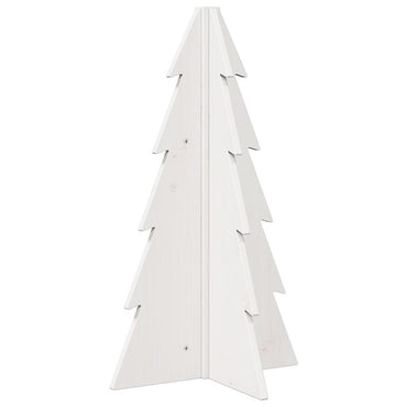 vidaXL Weihnachtsbaum Holz zum Schmücken 69,5 cm Massivholz Kiefer