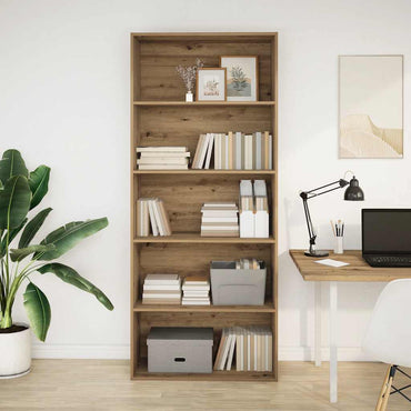 vidaXL Étagère chêne artisan 80x30x189 cm bois d'ingénierie