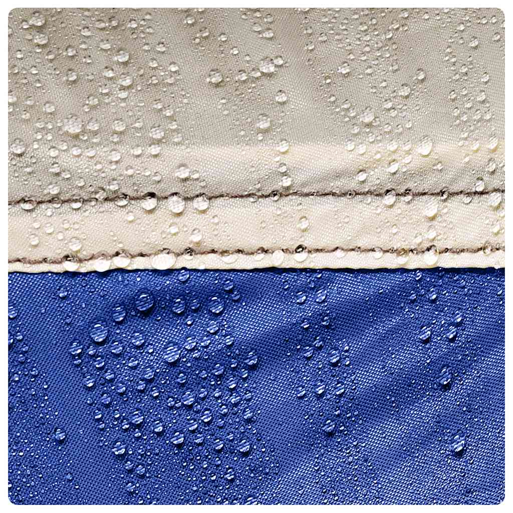 Tente de piscine vidaXL avec toile amovible, parois en maille, bleu azur 512x458cm