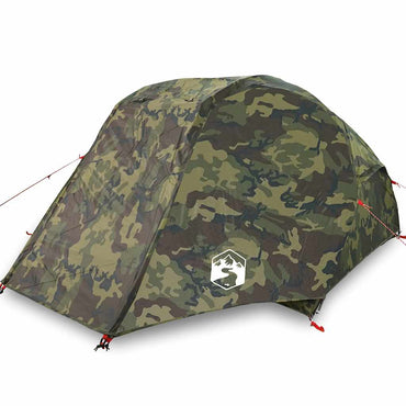 vidaXL Tente de pêche 5 personnes camouflage imperméable