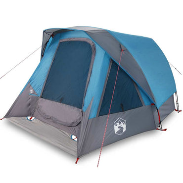 Tente familiale vidaXL pour 6 personnes, bleue, étanche