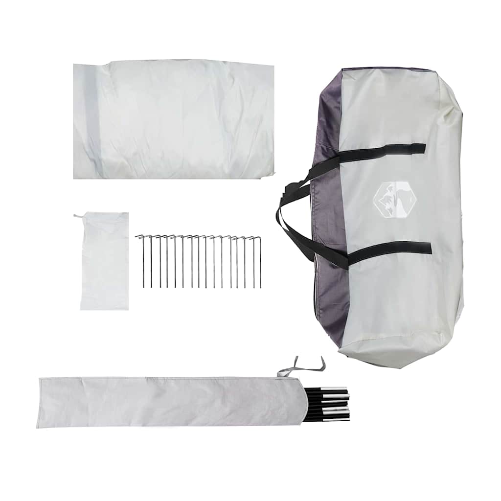 vidaXL Moskitonetz-Zelt mit Dach Grau 434 x 434 x 230 cm