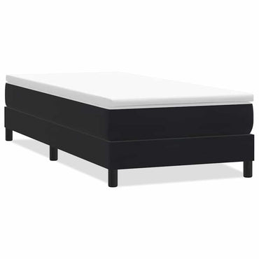 vidaXL Boxspringbett ohne Matratze Schwarz 100x220 cm Samt