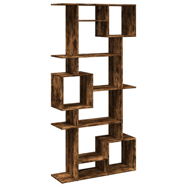 vidaXL Bibliothèque chêne fumé 92x29x188 cm en bois d'ingénierie
