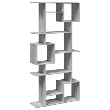 vidaXL Bibliothèque gris Sonoma 92x29x188 cm Bois d'ingénierie