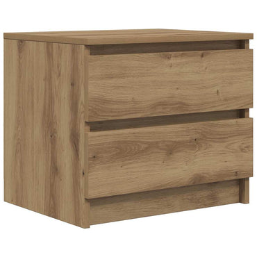 vidaXL Table de chevet Chêne Artisan 50x40x43,5 cm Bois d'ingénierie