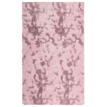 vidaXL Teppich Shaggy Hochflor NAVARRA Altrosa 60x100 cm Polyester