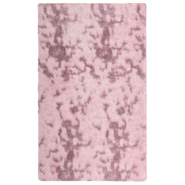 vidaXL Teppich Shaggy Hochflor NAVARRA Altrosa 80x150 cm Polyester