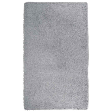 vidaXL Tapis à poils longs Shaggy NAVARRA Gris clair 80x150 cm Polyester